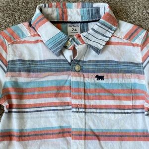 Toddler boy button down shirt